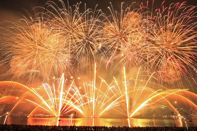 福山夏まつり あしだ川花火大会